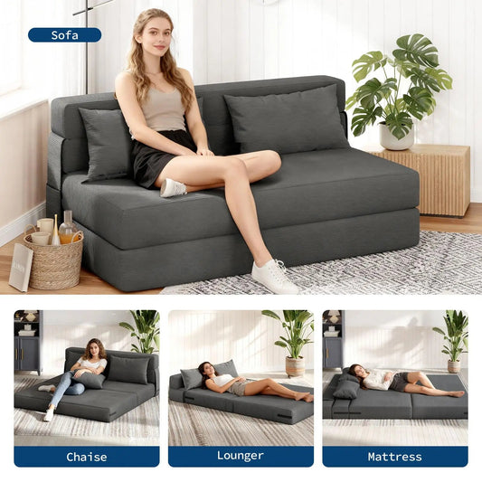 4-in-1 Folding Sofa Bed - Smoothy Home