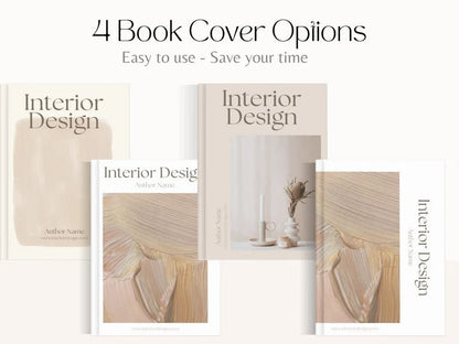 45 Page Interior Design E-Book Template | Canva Editable | Lead Magnet & Digital Product Template for Designers - Smoothy Home