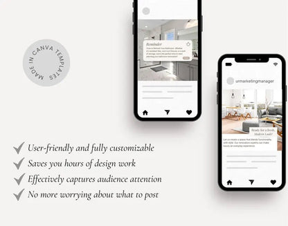 45 Premium Home renovation Canva templates - Smoothy Home