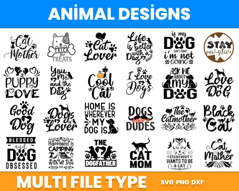 50,000 Editable Premium SVG Bundle | Best Seller | Animal, Halloween, Birthday, Nurse, Coffee & Motivational Designs