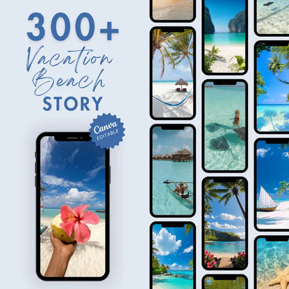 700+ Vacation Reels Bundle | 400+ Videos + 300+ Photos | Canva Templates with PLR & MRR