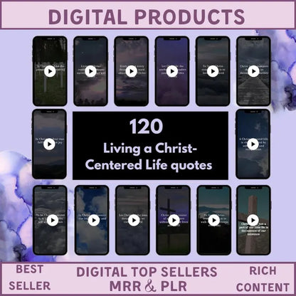 3000+ Christian Reels Ultimate Bundle | Bible Quote Videos + Faith Content | Canva Templates with PLR & MRR