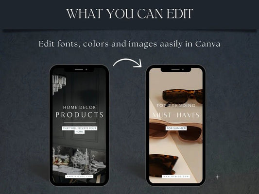 50 Professional Pinterest Pins for Interior Design | Canva Editable Templates | Home Decor Pins Bundle - Smoothy Home
