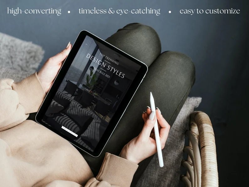 50 Professional Pinterest Pins for Interior Design | Canva Editable Templates | Home Decor Pins Bundle - Smoothy Home