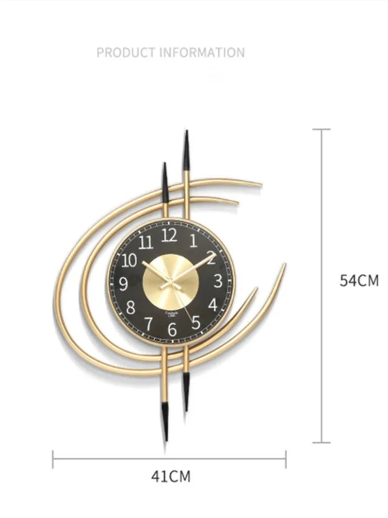 54CM Modern Simple Large Wall Clock Nordic Style Home Decoration Living Room Office Hotel Hanging Watch Wall Mounted Clock - Smoothy Home