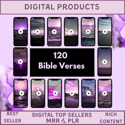 3000+ Christian Reels Ultimate Bundle | Bible Quote Videos + Faith Content | Canva Templates with PLR & MRR