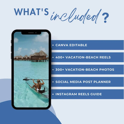 700+ Vacation Reels Bundle | 400+ Videos + 300+ Photos | Canva Templates with PLR & MRR
