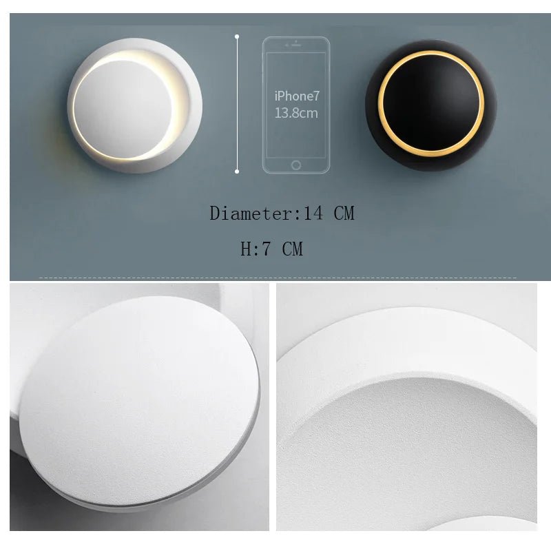 5W LED Modern Wall Lamps 350 Degree Rotatable Lamp Wall sconces use for Living Room Bedroom Wall Light Home Fancy Light - Smoothy Home