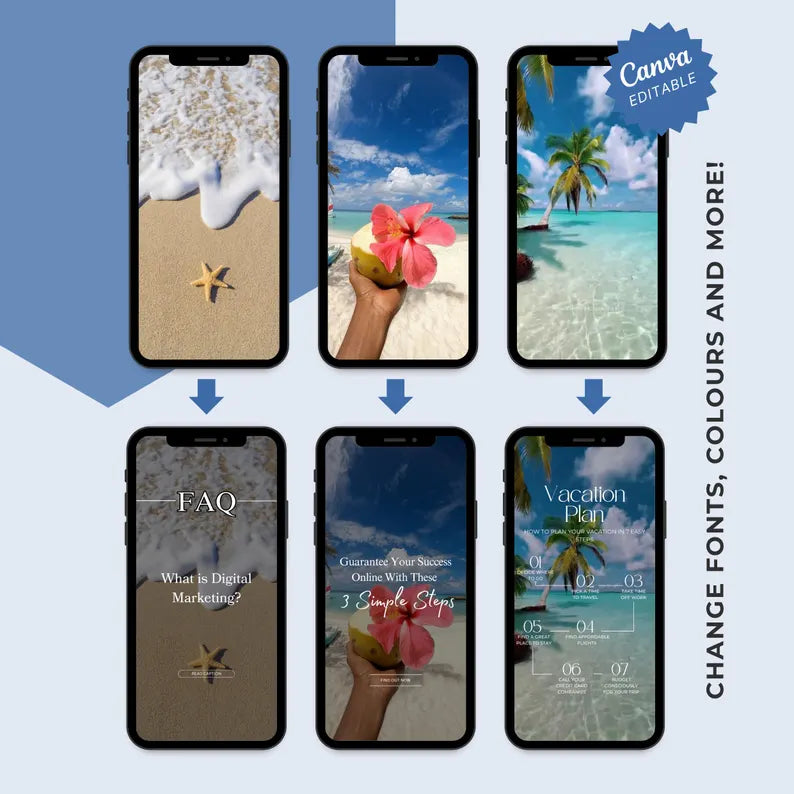 700+ Vacation Reels Bundle | 400+ Videos + 300+ Photos | Canva Templates with PLR & MRR