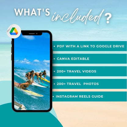 400+ Travel Reels Bundle | 200+ Videos + 200+ Photos | Canva Templates with PLR & MRR | Instant Download
