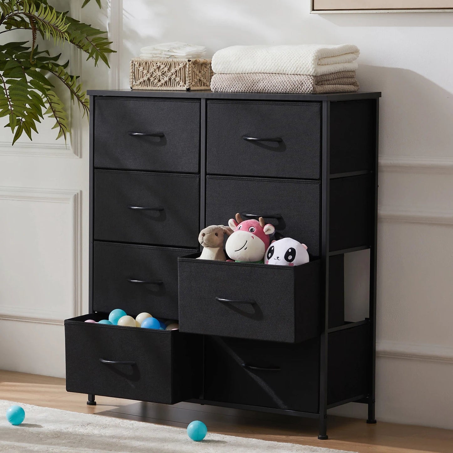 8-Drawer Nightstand Dresser - Smoothy Home