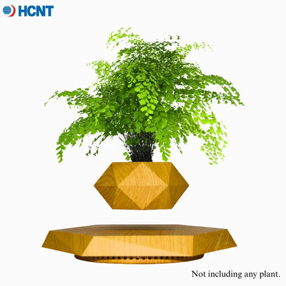Levitating Plant Pot Magnetic Levitation Flower Pot Rotating Planters Suspension Floating Plant Succulents Potted for Home Livin