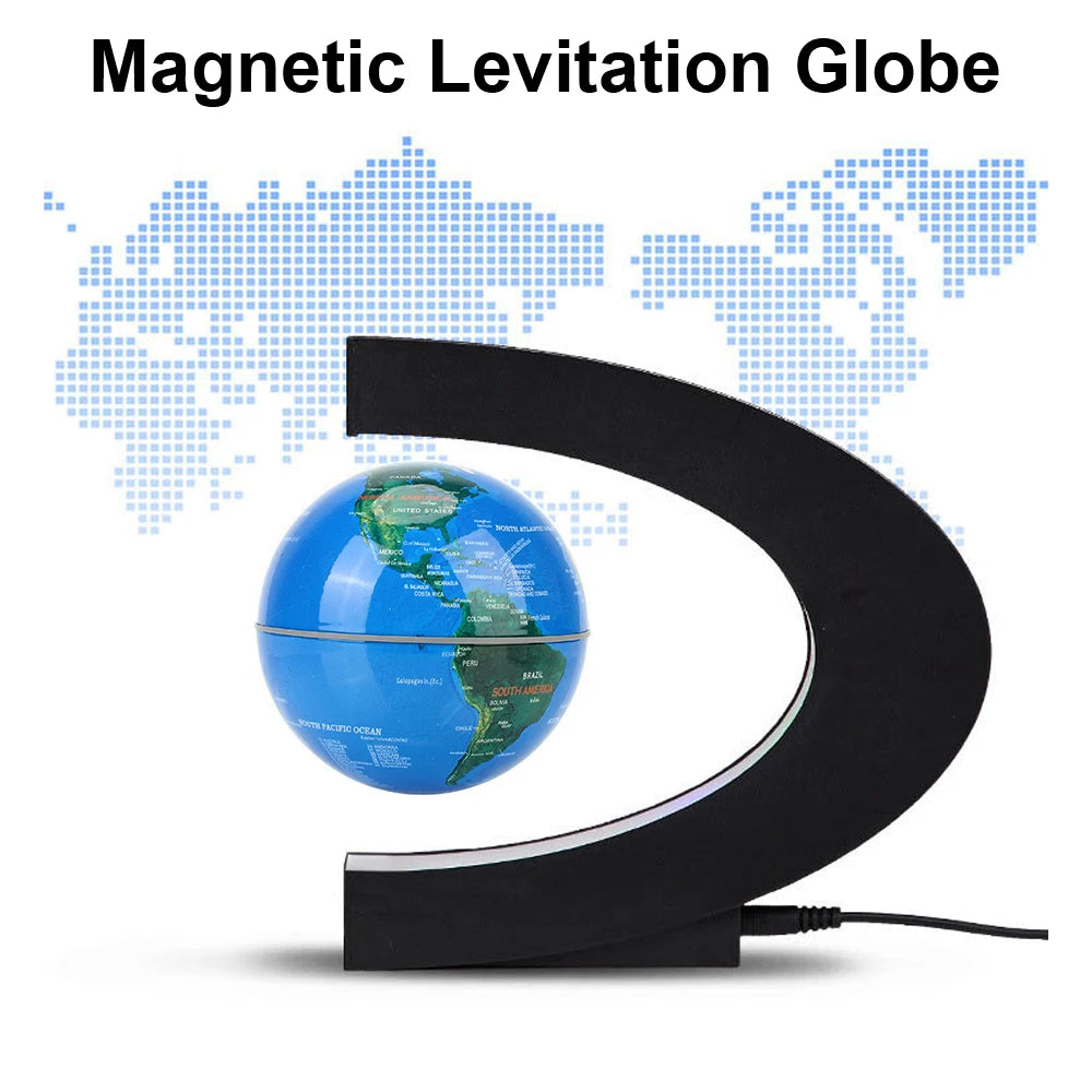 Floating Magnetic Levitation Globe LED World Map Electronic Antigravity Lamp Novelty Ball Light Home Decoration Birthday Gifts