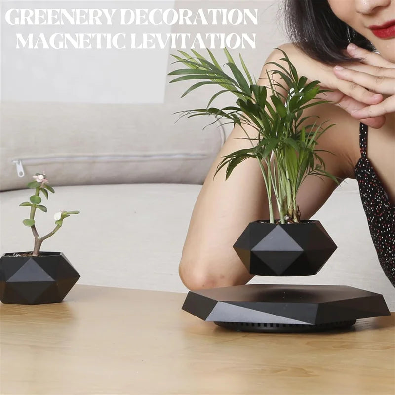 Magnetic Levitating Plant Pot