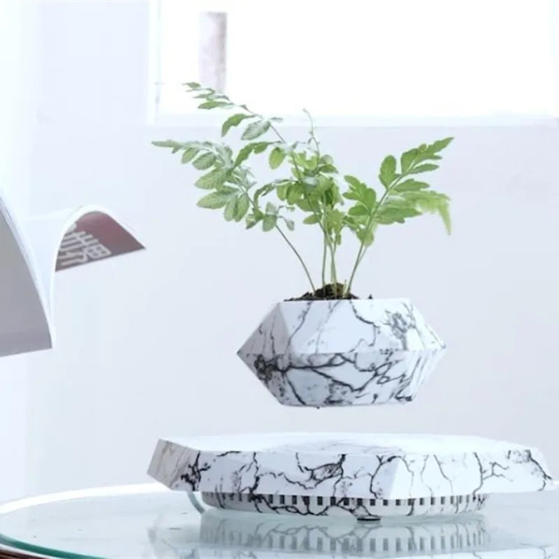 Magnetic Levitating Plant Pot