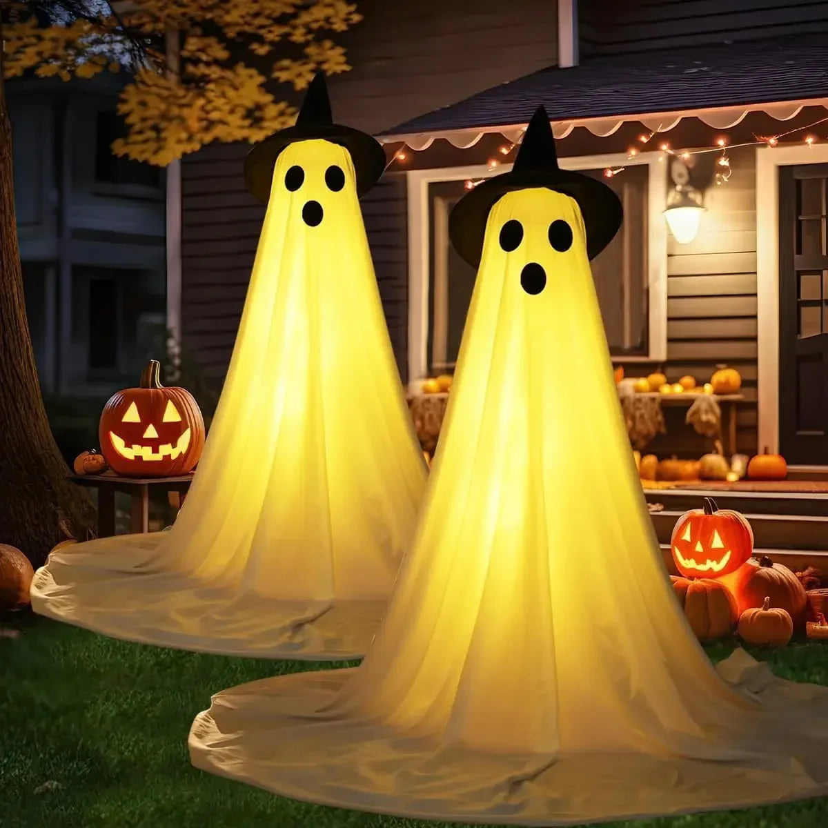 Hanging Halloween Ghost Set