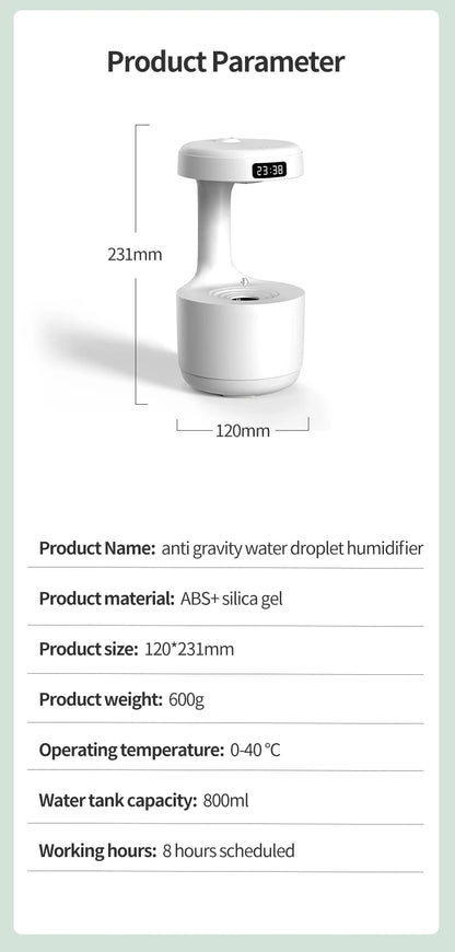 Anti-Gravity Water Humidifier