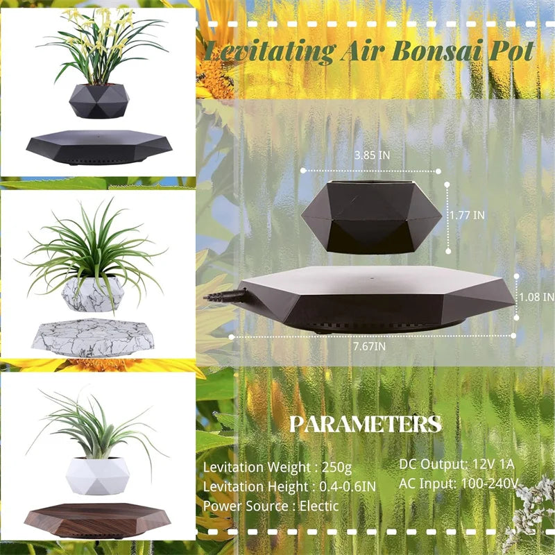Magnetic Levitating Plant Pot