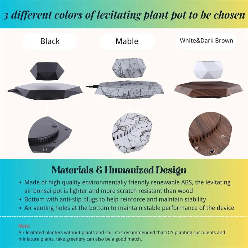 Magnetic Levitating Plant Pot