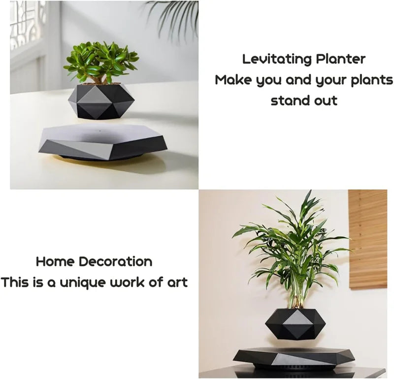 Magnetic Levitating Plant Pot