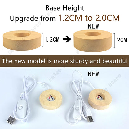 Unique 3D Crystal Ball Night Light Led Lamp Bedside Table Glowing Galaxy Lamp Saturn Planets Moon Birthday Gift Toy 5cm
