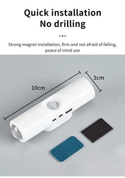 LED Cabinet Lights Motion Sensor Ambient Light Magnetic RGB Rechargeable Wall Sunset Lamp Hallway Stairs Kitchen Night Light