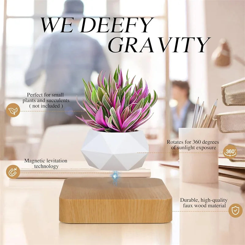 Magnetic Levitating Plant Pot