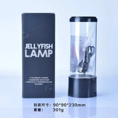 7 Colors Changing LED Jellyfish Lamp USB Battery Operated Jellyfish Night Light Fantasy Aquarium Lamps Bedroom Home Decoration