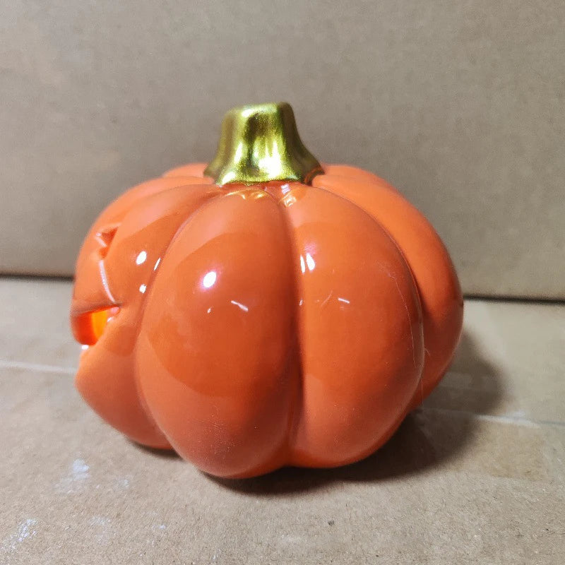 Halloween decoration pumpkin Ceramic lamp home decor Table decoration and accessories Ghost Festival Skull Ornaments LED Lights