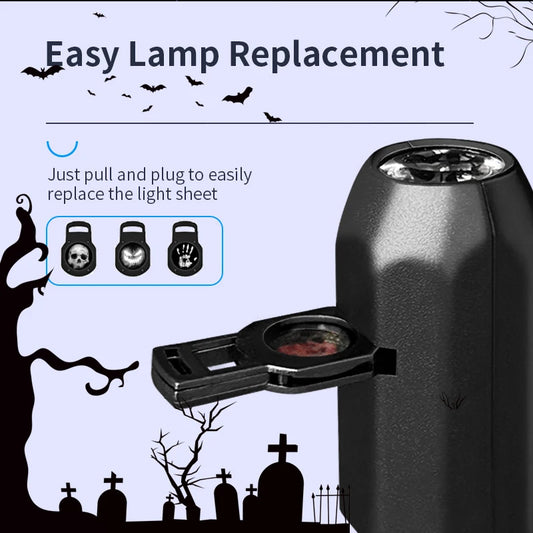 Halloween Skull Night Light