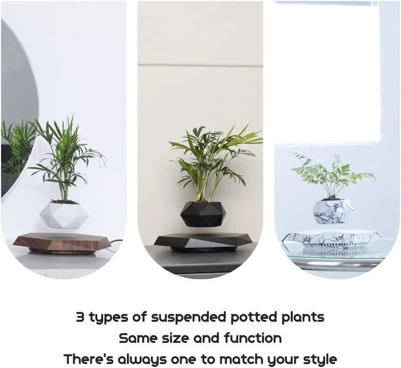Magnetic Levitating Plant Pot