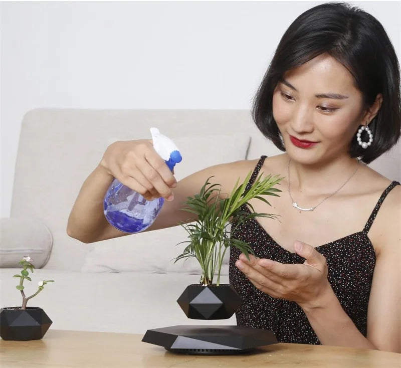 Magnetic Levitating Plant Pot