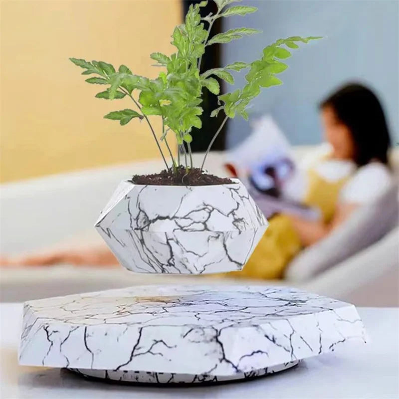 Magnetic Levitating Plant Pot