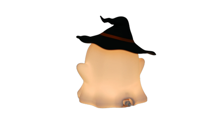 Cute Ghost Night Light for Children Rechargeable Table Lamp for Halloween RGB Desk Lamp Desktop Decorative Light Gift for Kids
