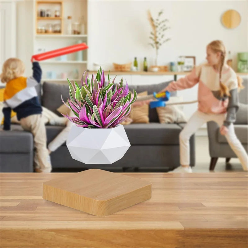 Magnetic Levitating Plant Pot