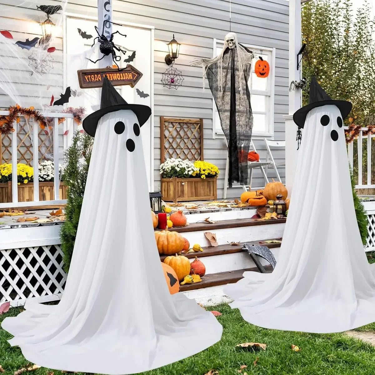Hanging Halloween Ghost Set