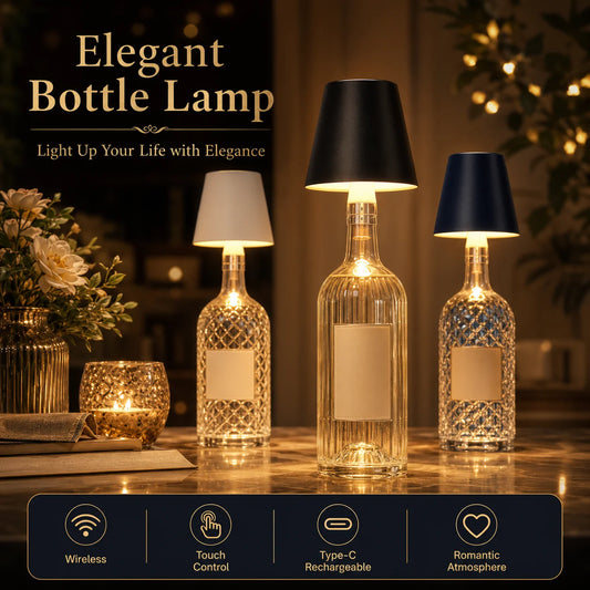 Wireless LED Bottle Lamp