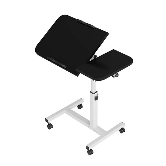 Adjustable Rolling Overbed Table - Smoothy Home