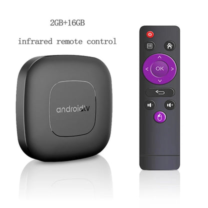 Android16 Smart Home Theater TV Box AllwinnerH313 Google Assistant Netflix Streaming Bluetooth Media Player 2G16G 2.4G5G Wifi T1 - Smoothy Home