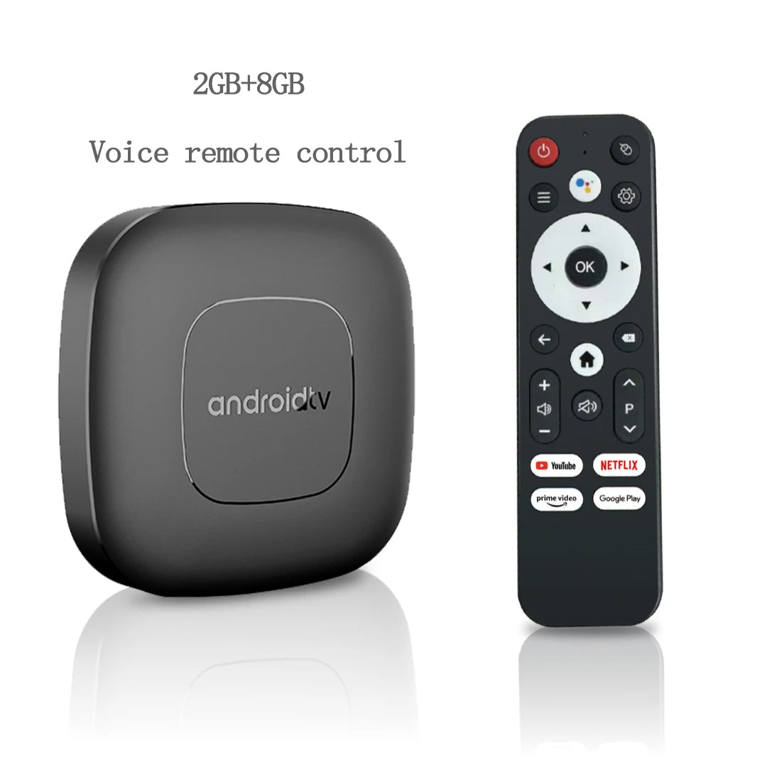 Android16 Smart Home Theater TV Box AllwinnerH313 Google Assistant Netflix Streaming Bluetooth Media Player 2G16G 2.4G5G Wifi T1 - Smoothy Home