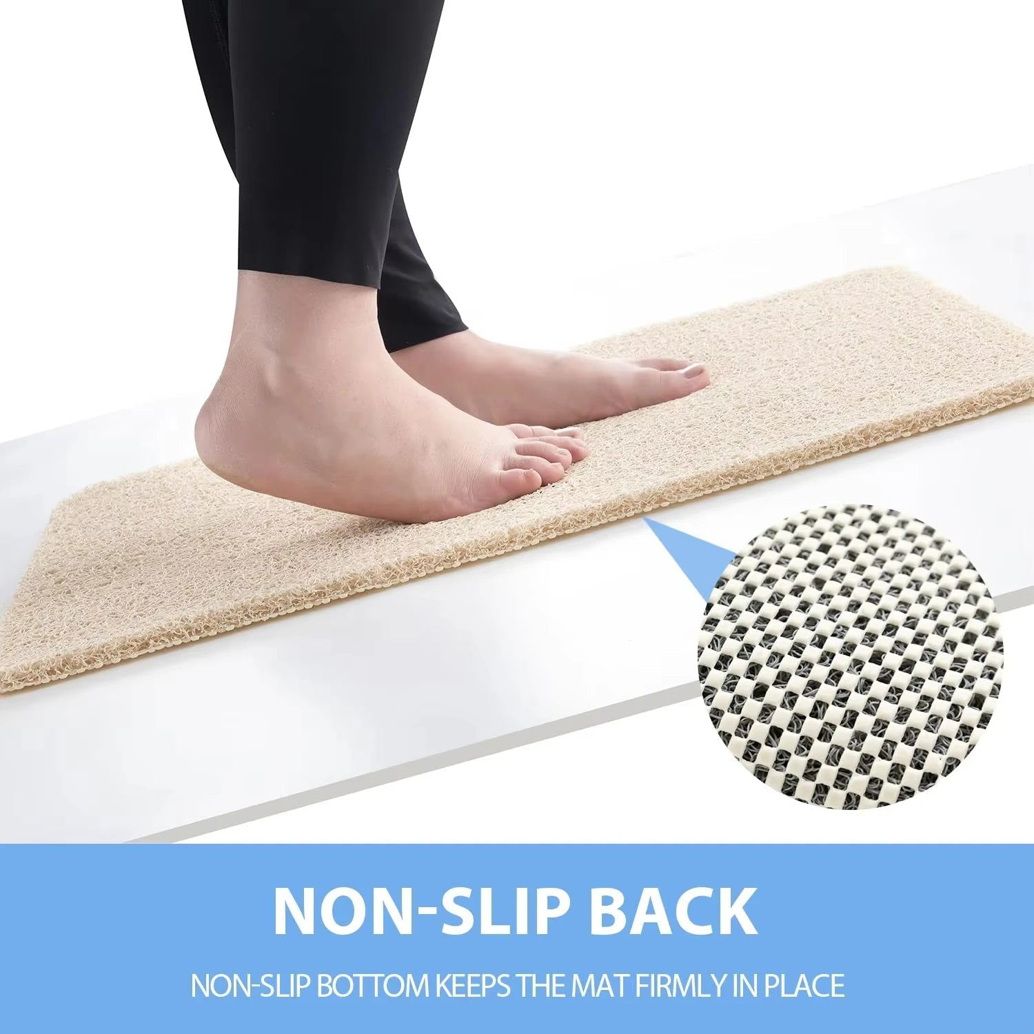 Anti-Slip Drainable Shower Mat - Smoothy Home