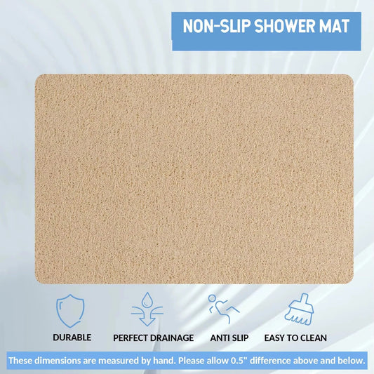 Anti-Slip Drainable Shower Mat - Smoothy Home