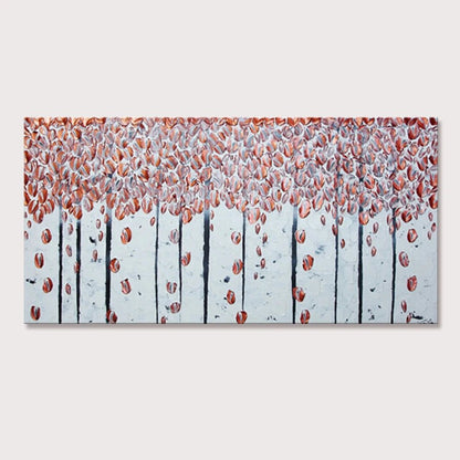 Arthyx,Handpainted Night Knife Oil Painting On Canvas,Wall Art,Modern Abstract Landscape Picture For Living Room Home Decoration - Smoothy Home