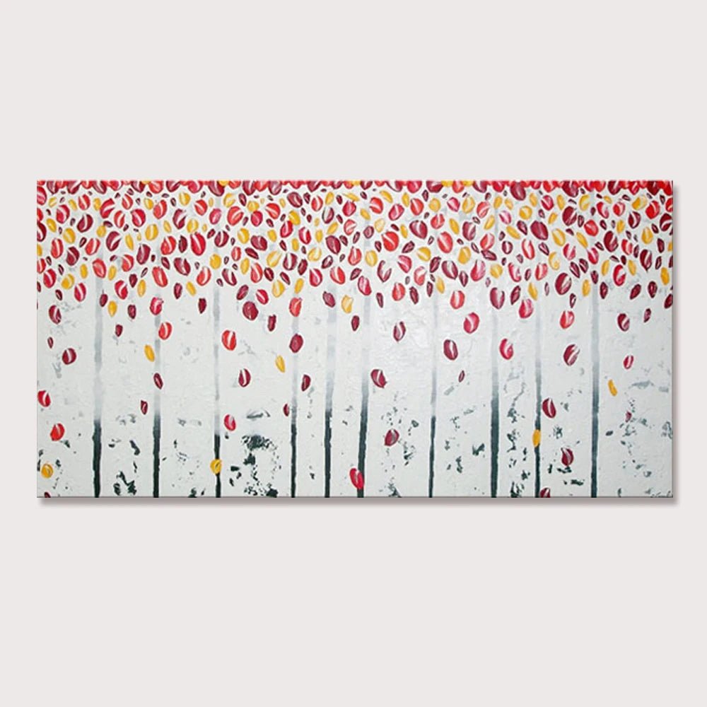 Arthyx,Handpainted Night Knife Oil Painting On Canvas,Wall Art,Modern Abstract Landscape Picture For Living Room Home Decoration - Smoothy Home