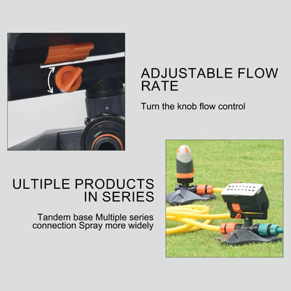 Automatic Garden Sprinkler Adjustable Water Sprinkler Gardening Tools for Home Outdoor Swing Gardening Irrigation System - Smoothy Home