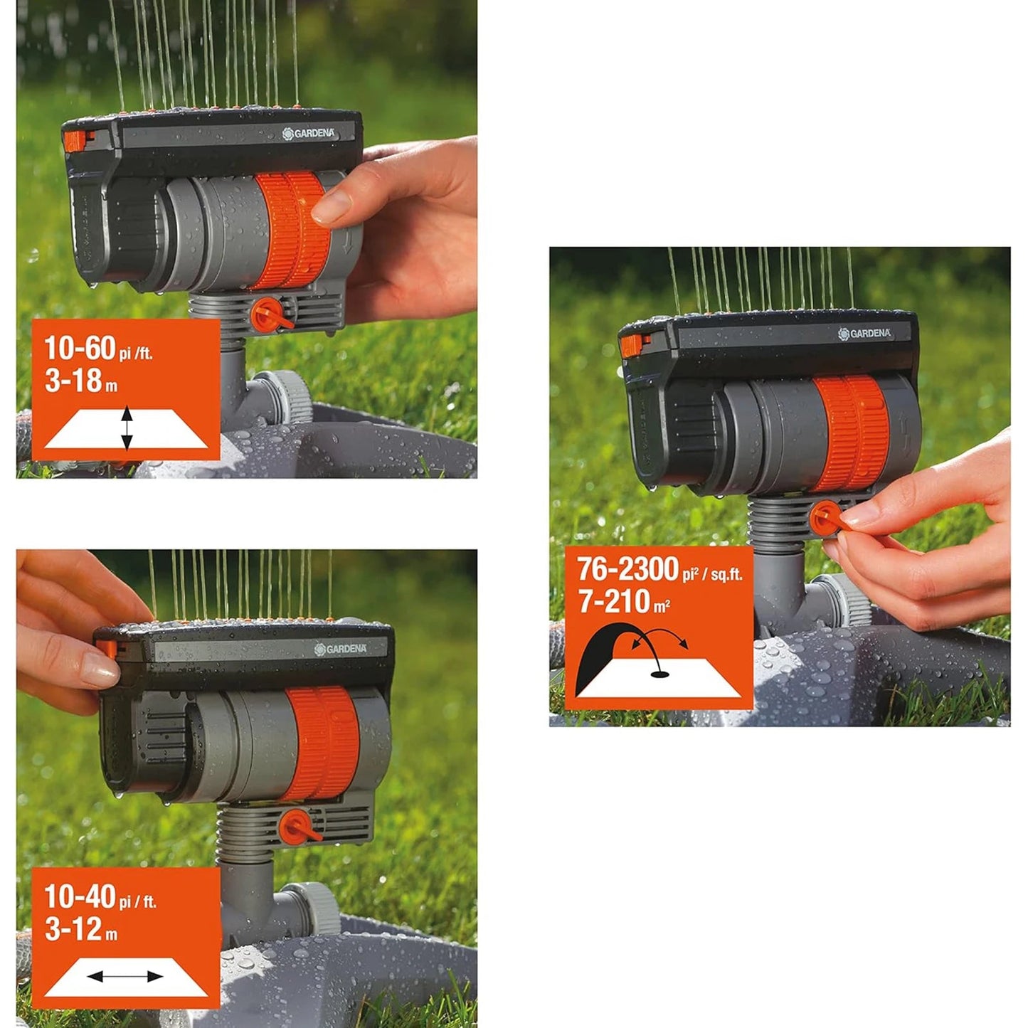 Automatic Garden Sprinkler Adjustable Water Sprinkler Gardening Tools for Home Outdoor Swing Gardening Irrigation System - Smoothy Home