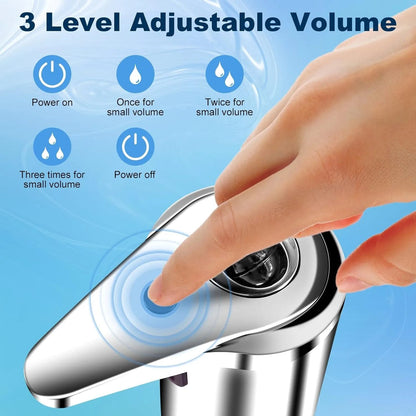 Automatic Soap Dispenser Touchless Infrared Sensor Liquid Hand Soap Dispenser With Adjustable Levels For Bathroom Kitchen - Smoothy Home