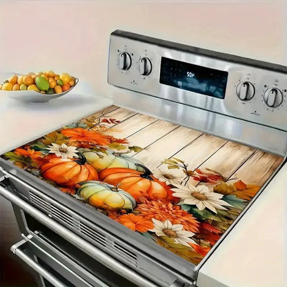 Autumn Thanksgiving Pumpkin Printed Kitchen Tableware Draining Pad Dinnerware Cup Bottle Placemat Super Absorbent CoffeeMats - Smoothy Home