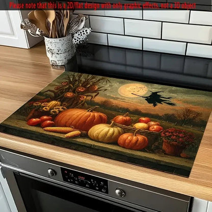 Autumn Thanksgiving Pumpkin Printed Kitchen Tableware Draining Pad Dinnerware Cup Bottle Placemat Super Absorbent CoffeeMats - Smoothy Home