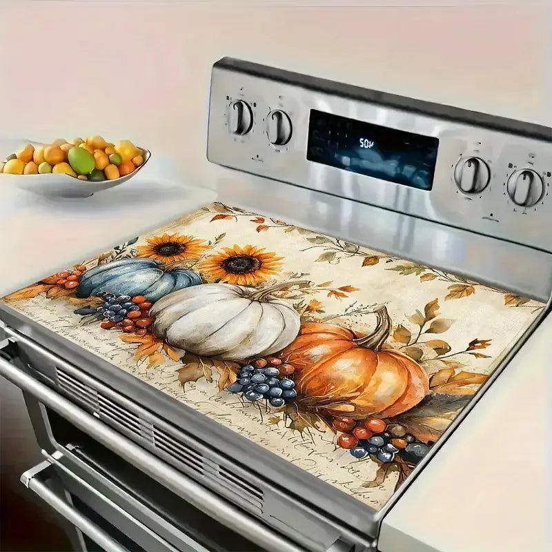 Autumn Thanksgiving Pumpkin Printed Kitchen Tableware Draining Pad Dinnerware Cup Bottle Placemat Super Absorbent CoffeeMats - Smoothy Home